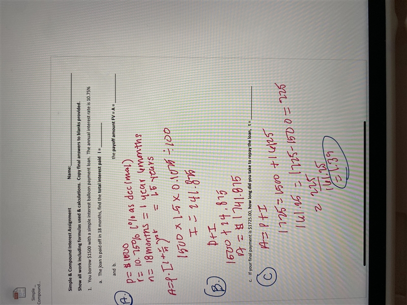 Not sure if I did this right not sure if I am mixing up the formula-example-2