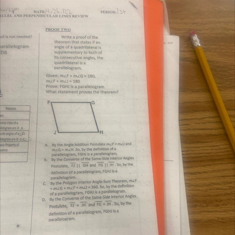 I need help with my parallel and perpendicular line test review-example-1