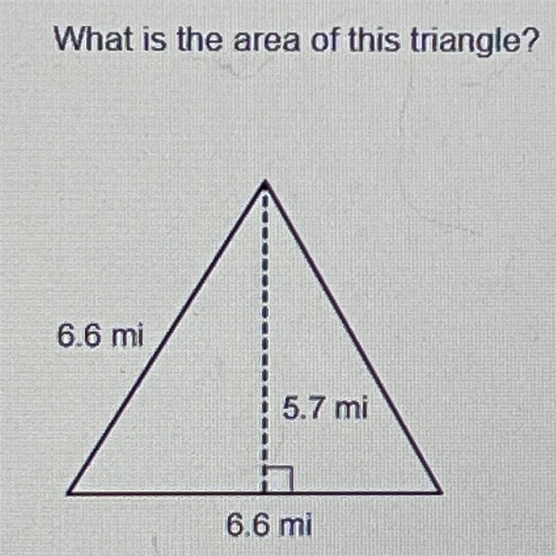 What is the area of this triangle?-example-1