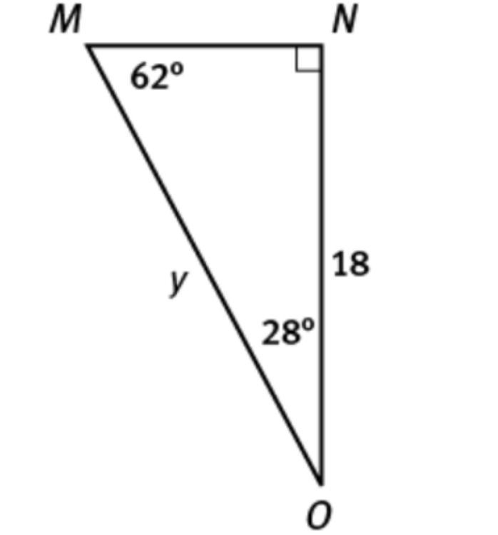 Find the length of y in the nearest tenth 20.438.333.925.4-example-1