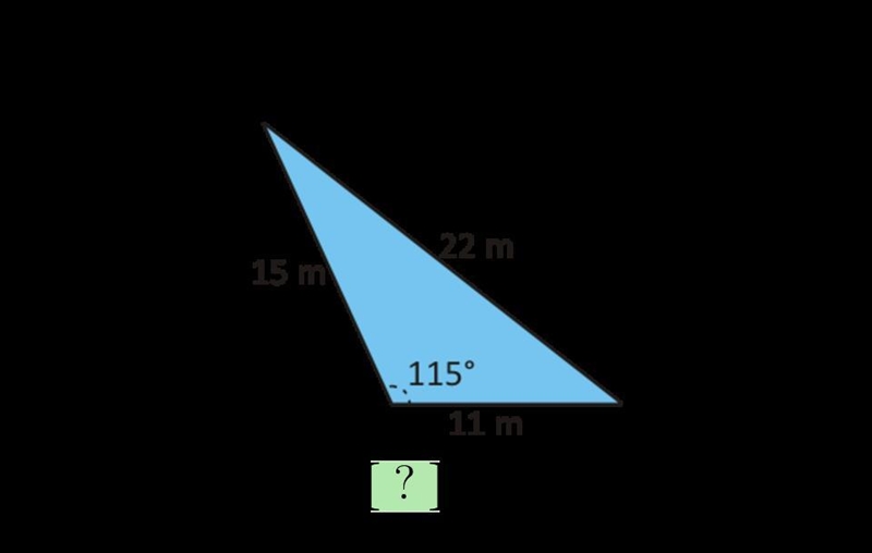 Find the area of this triangle. Round to the nearest tenth. PLEASE HELP-example-1