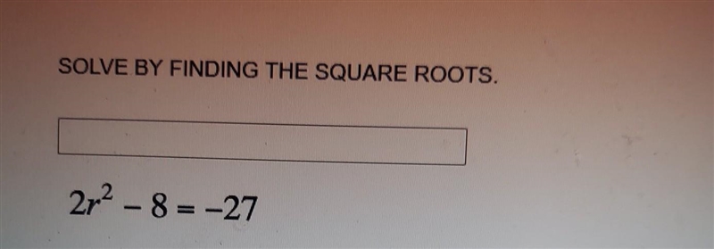 Pls help solve by finding the square roots​-example-1