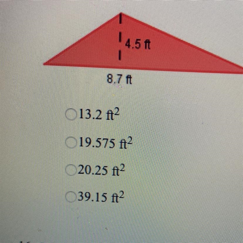 What is the area of the triangle-example-1