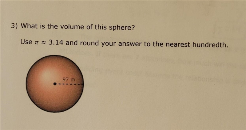 What is the volume of this sphere? help plz. ​-example-1