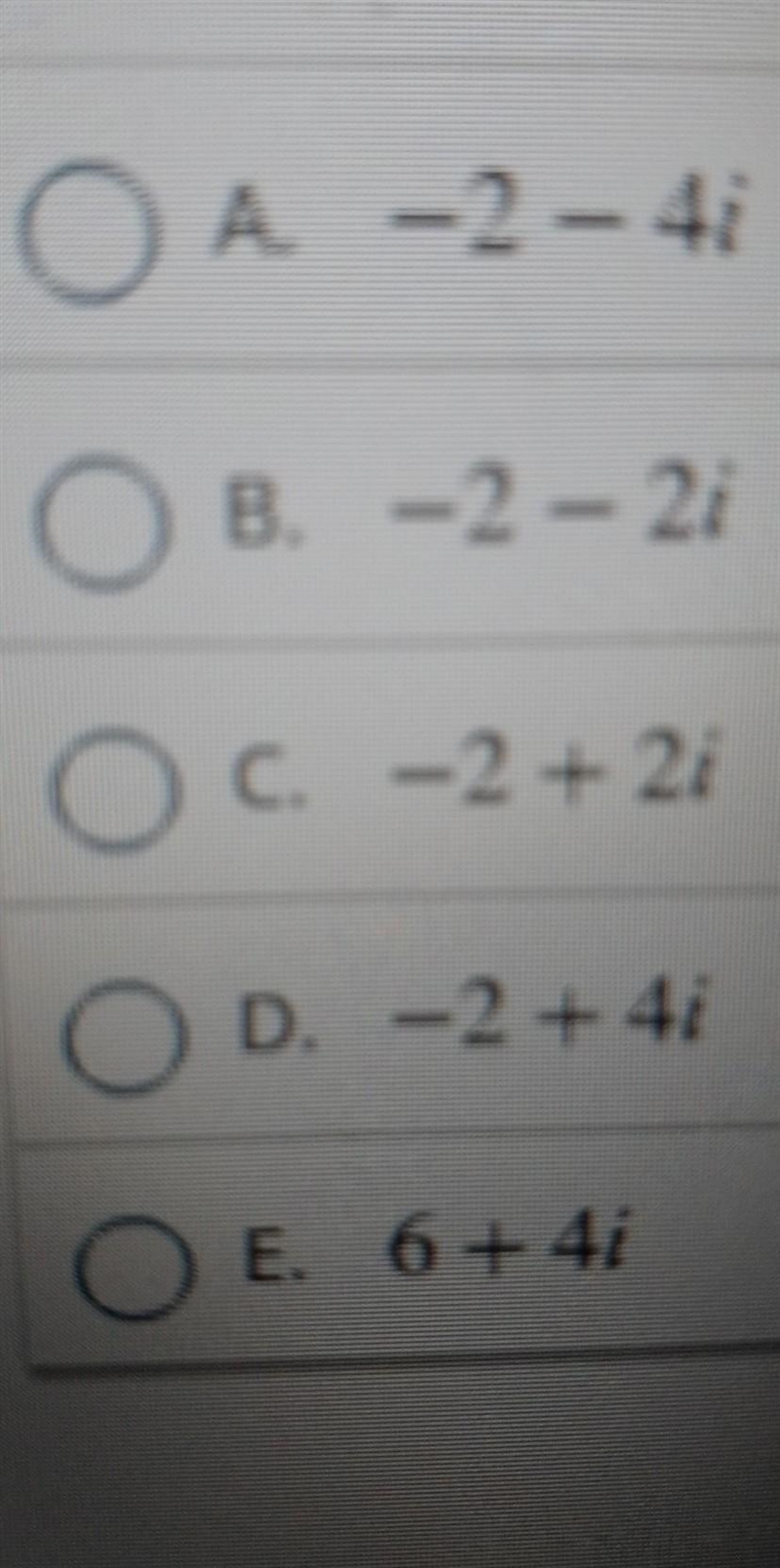 Which is equal to ( 2+ 3i) + (-4 + i)-example-1