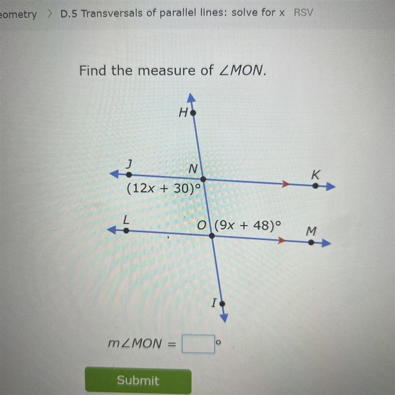 Find the measure of-example-1