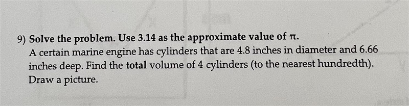 Solve the problem. Use 3.14 as the approximate value of pie-example-1