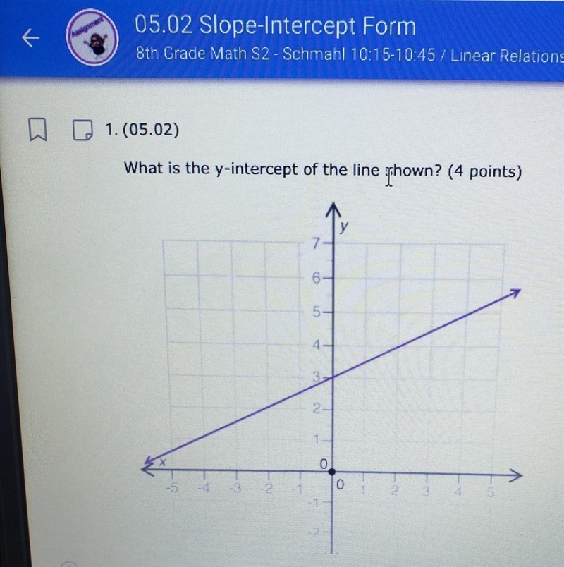 The answers are 0, 1, 3, and 3.5. I think the answer is 3 but I'm not sure-example-1