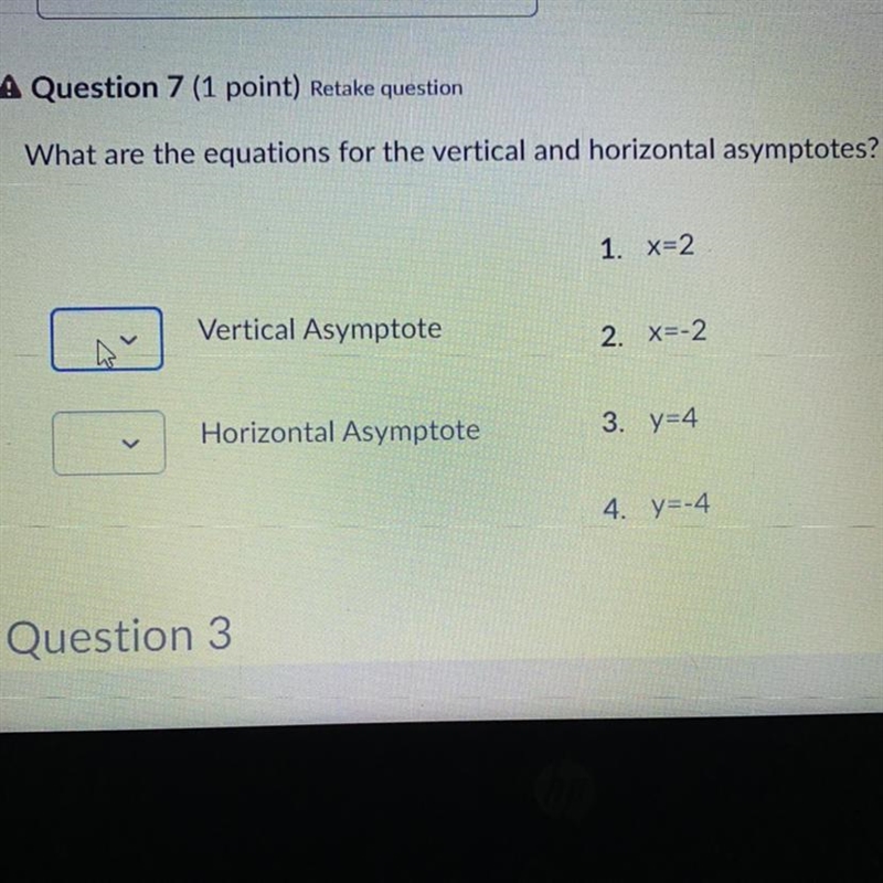 What are the equations for the vertical and horizontal asymptotes?-example-1