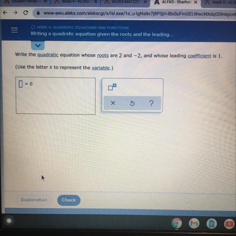 How do we determine the equation with the given roots?-example-1