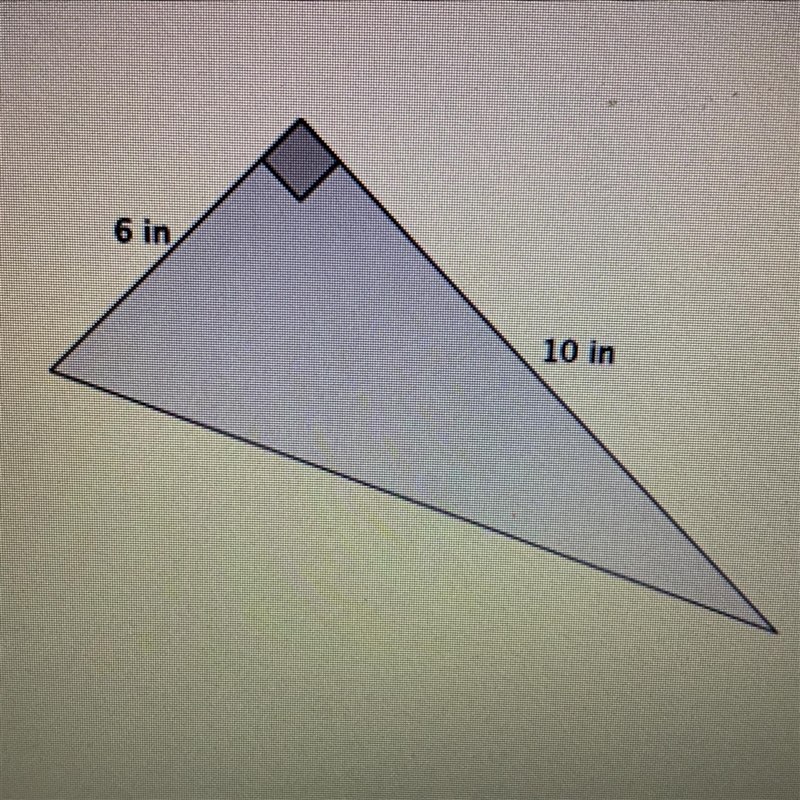 Find the length of the missing leg-example-1