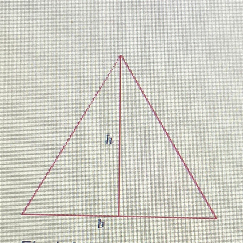 Find the area of a triangle whose base is 2√3 in. and height is 3√3 in. Type a numerical-example-1