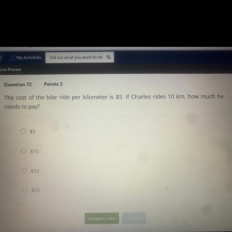 If Charles writing KM how much he needs to pay-example-1