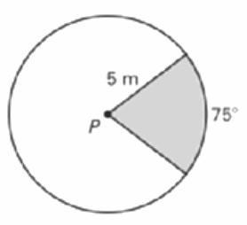 Referring to the figures, find the area of the shaded regionshown. Round the answer-example-1