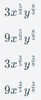 9. Given x>0x>0 and y>0,y>0, select the expression that is equivalent-example-2