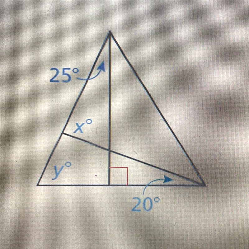 Find the values of x and y.-example-1