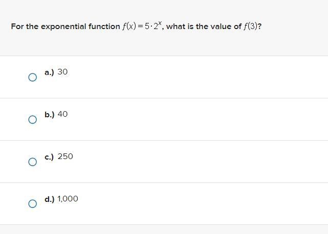 Please help!!!! For the exponential function...-example-1