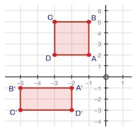 Kim performed a transformation on rectangle ABCD to create rectangle A'B'C'D', as-example-1