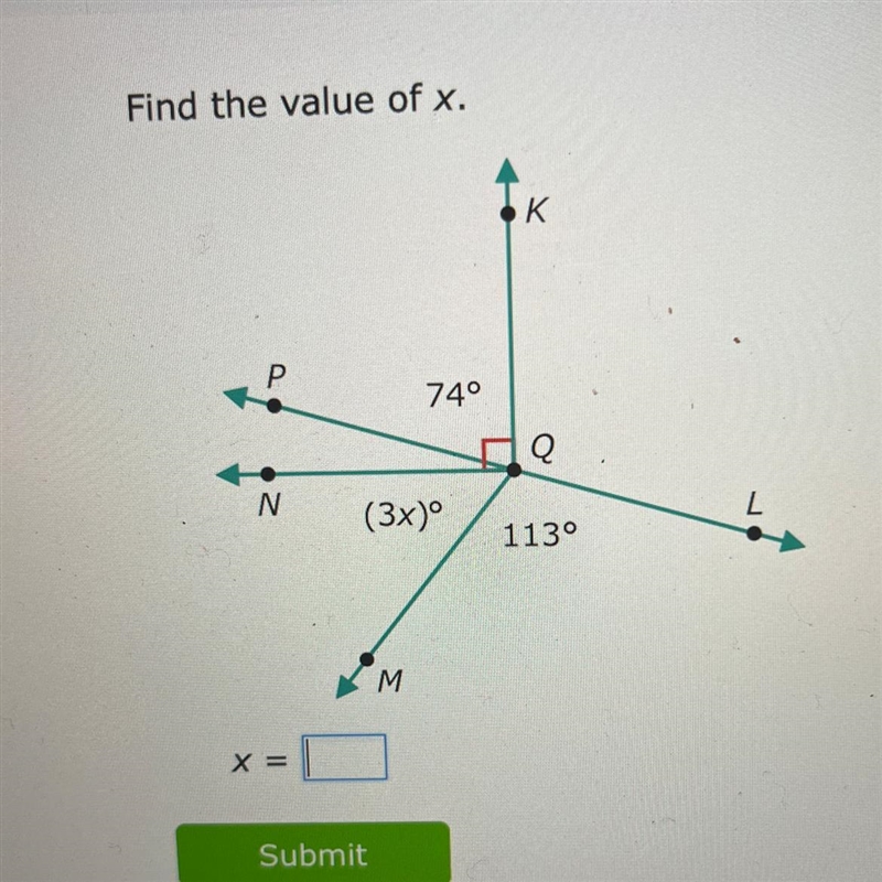 Find the value of x.-example-1