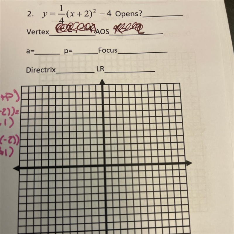 My main question is how to solve for the a and the p and which way it opens i also-example-1