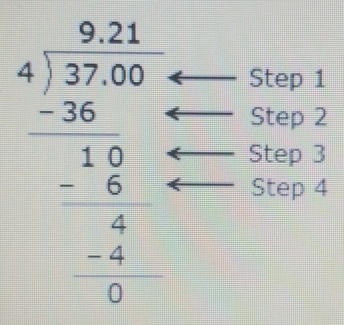 The steps to convert to a decimal are shown below: *Image* In what step is the first-example-1