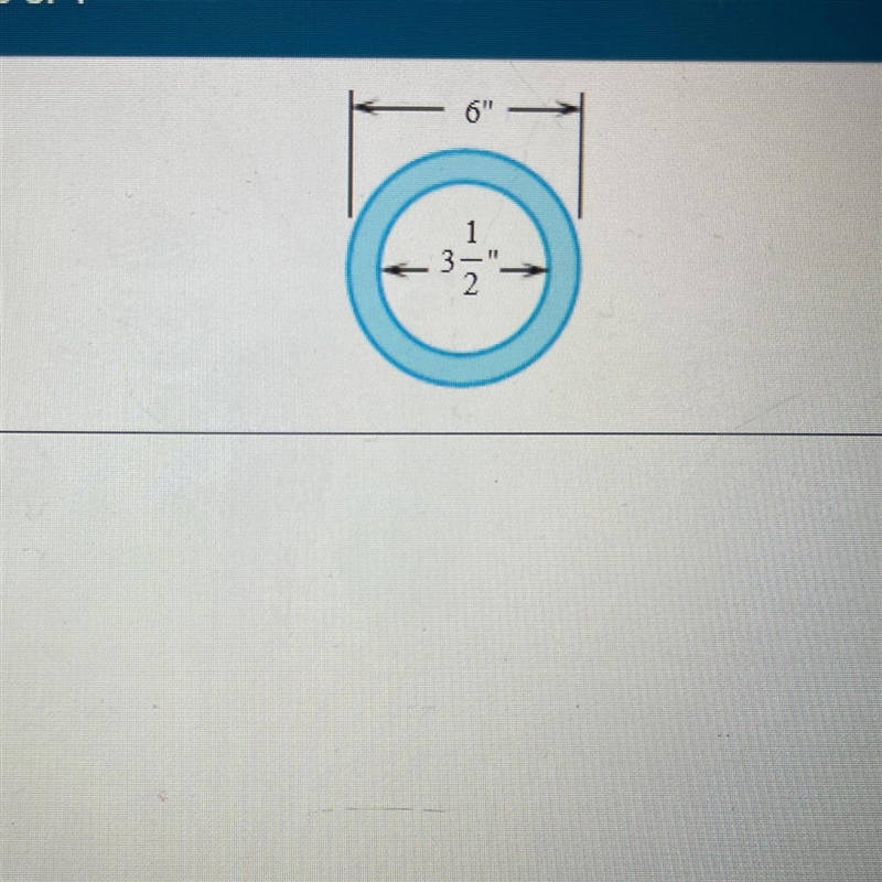 Find the area of the shaded region in the figure Type an integer or decimal rounded-example-1