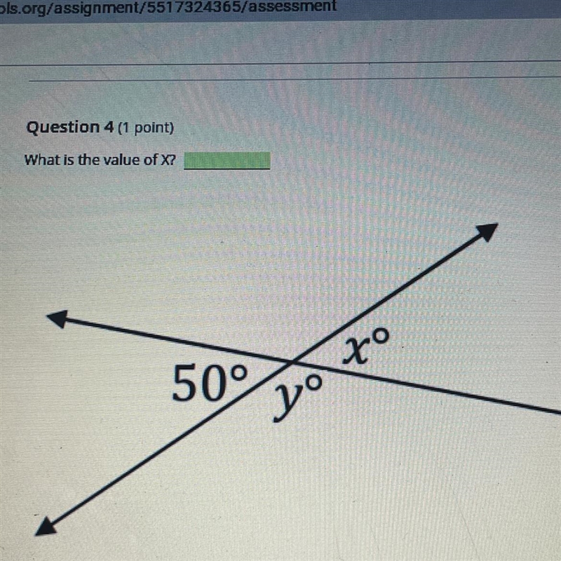 What is the value of x ?-example-1