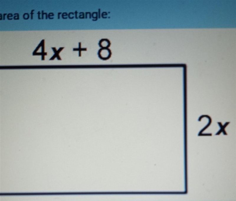 (find the area of the rectangle) write your awnser in defending order with no spaces-example-1