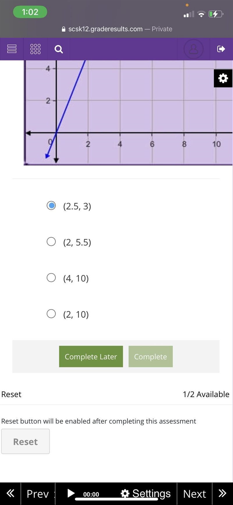 From the given proportional relationship, which of the following points lie on the-example-3