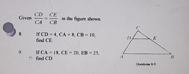 Please explain questions 8 and 9. I really want to know how to slove it.-example-1