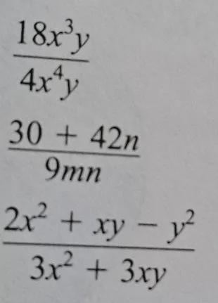 -Rational expressions and Equations-Simplify each and leave answer in factored form-example-1