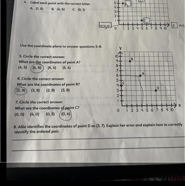 Hi. I need help with the answer to number 8. Thanks-example-1