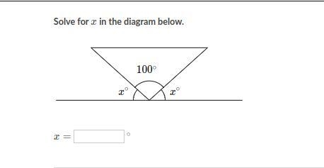 Solve for x in the diagram below.-example-1