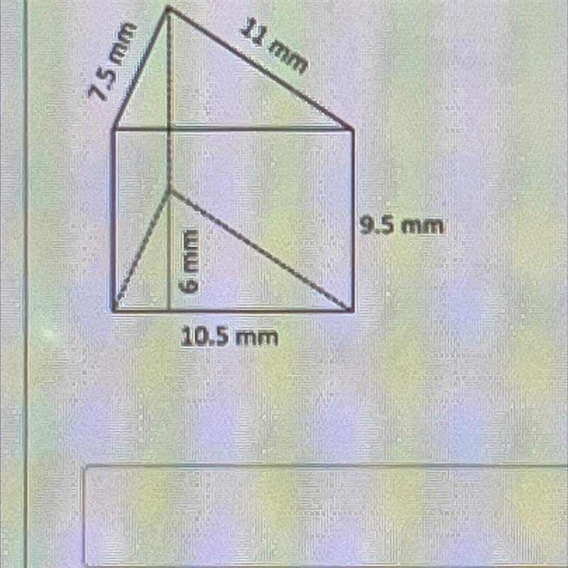 What is the lateral surface area of the prism and the total surface area of the prism-example-1