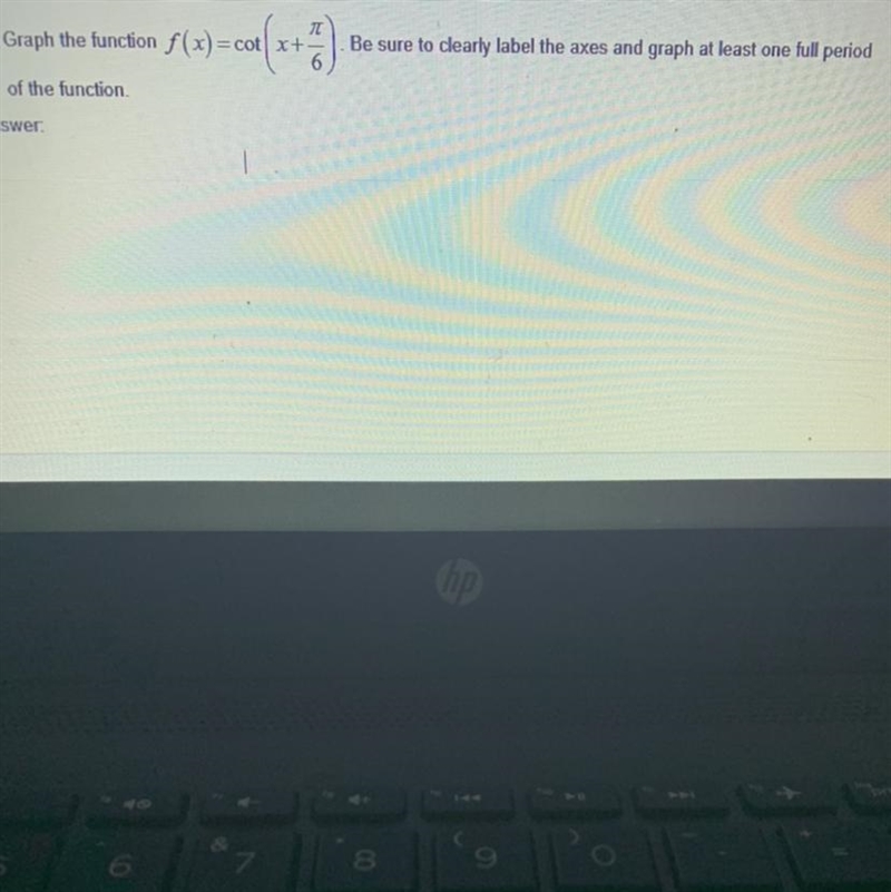 I need help with this practice from my act prep guide It asks to graph the function-example-1