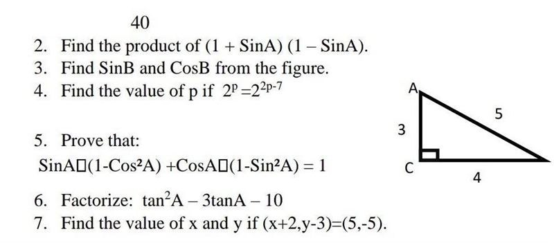 4. Find the value of p if 2P=2^2 p-7 ​-example-1