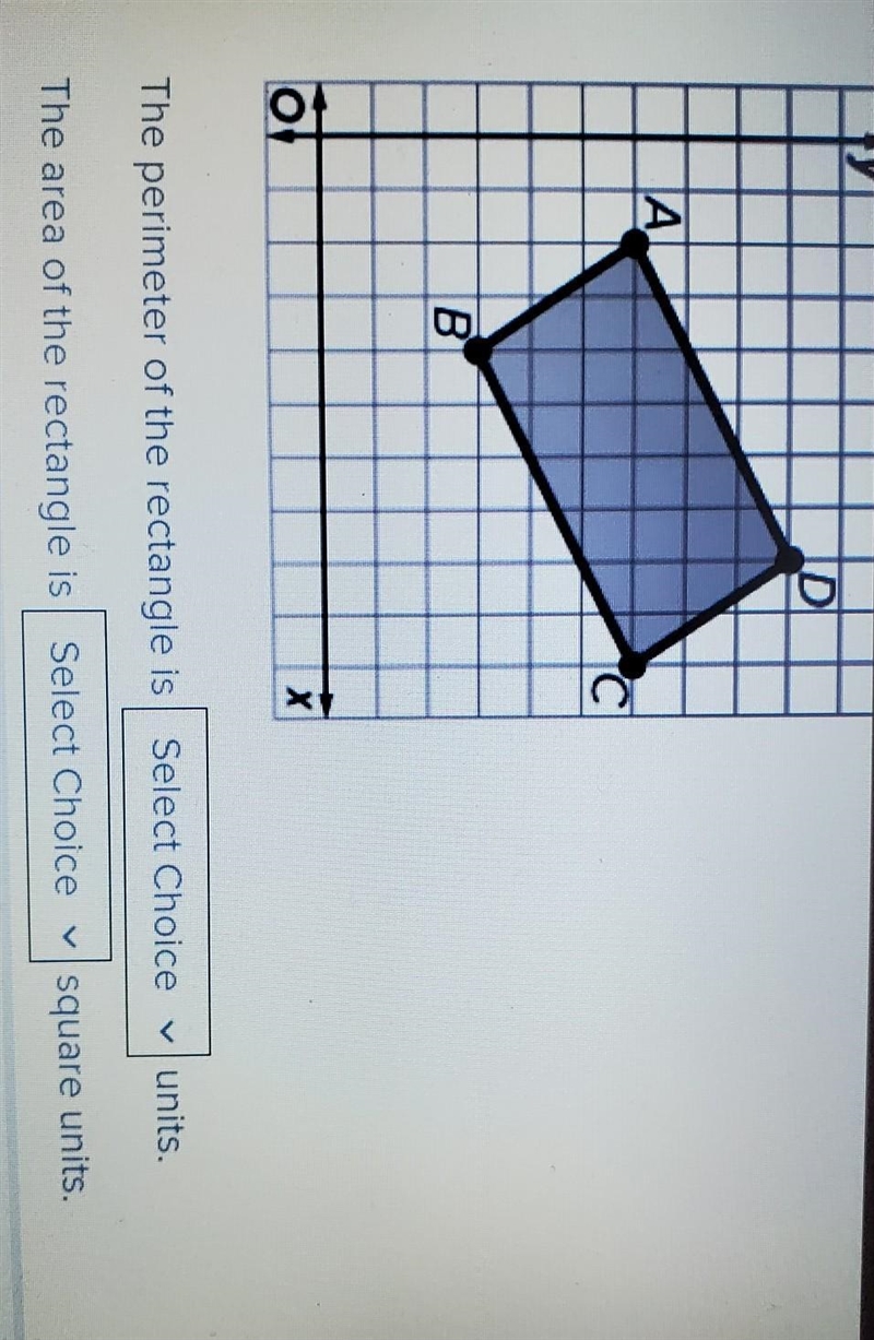 It says," use the rectangle. Round to the nearest tenth."-example-1