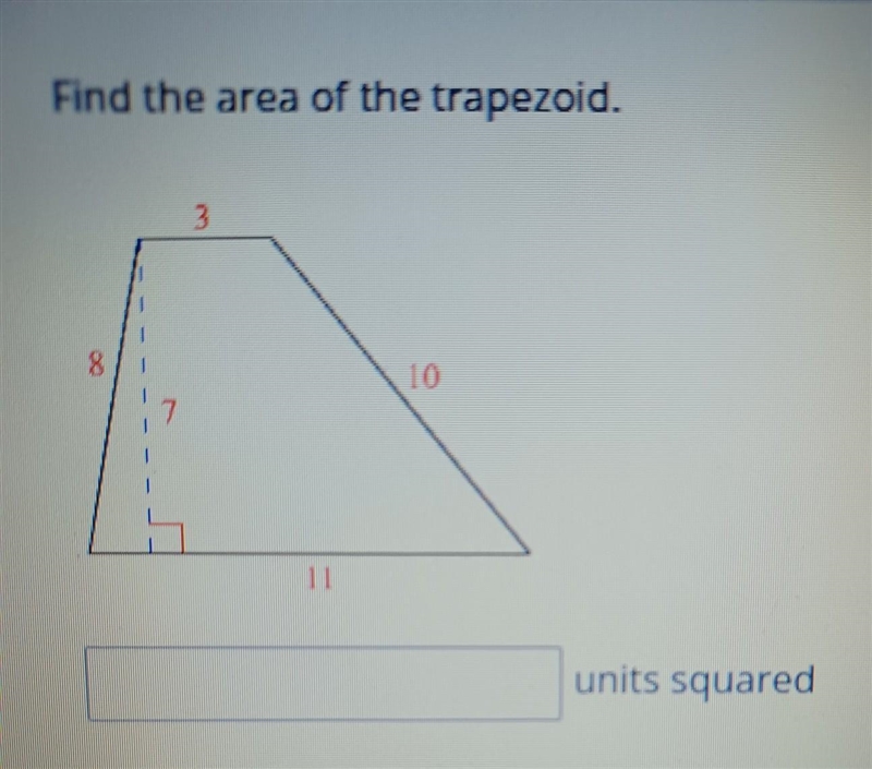 Find the area of the trapezoid​-example-1