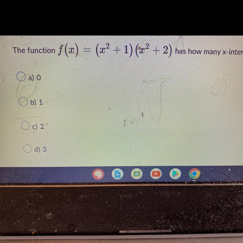 How many zeros does this function have? I thought it had 4 but I also think it might-example-1