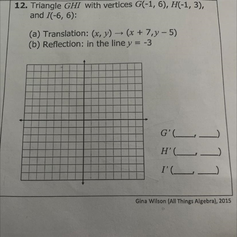 Please solve question #12 and plot the points on the coordinates when solved..-example-1