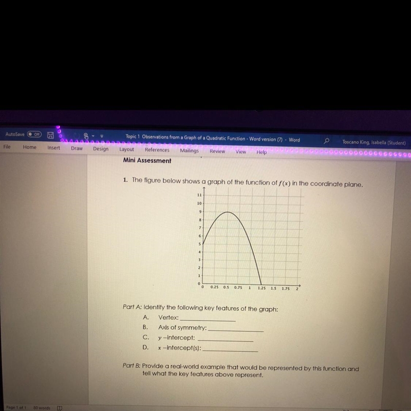 Helpppppp!!!!!!!! On part A and B plzzzz-example-1