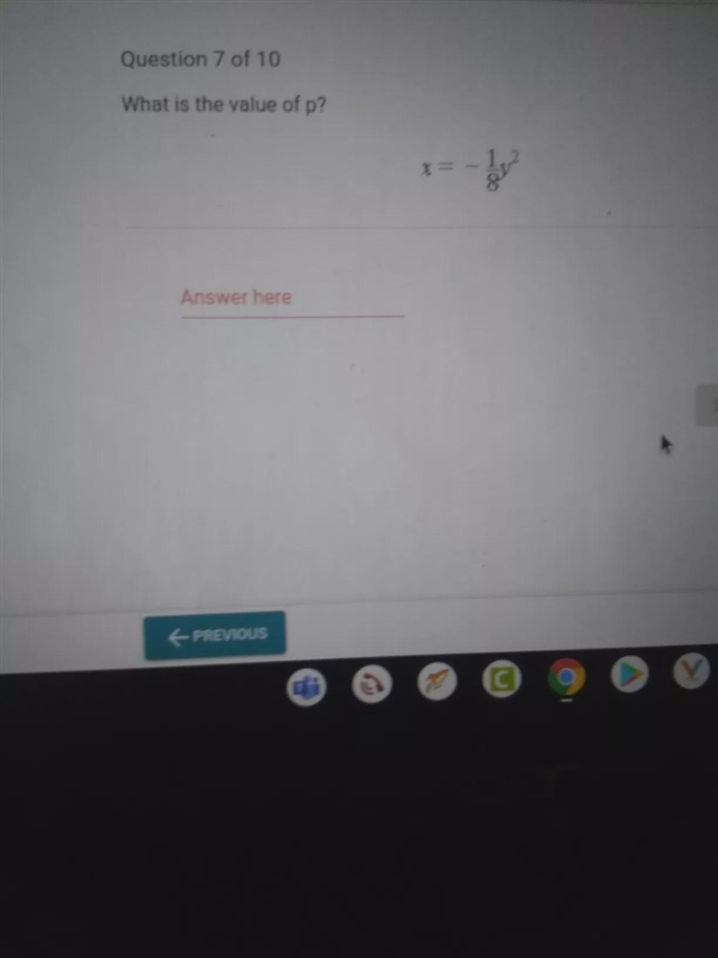 What is the value of p? 1, ، وہی Answer here-example-1