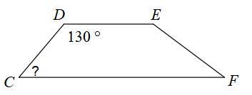 Lesson 5.4 1 .Find the measurement of the angle indicated for each trapezoid. 2.Find-example-1