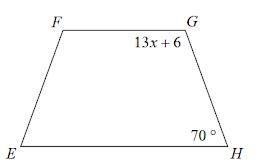 Lesson 5.4 1 .Find the measurement of the angle indicated for each trapezoid. 2.Find-example-3