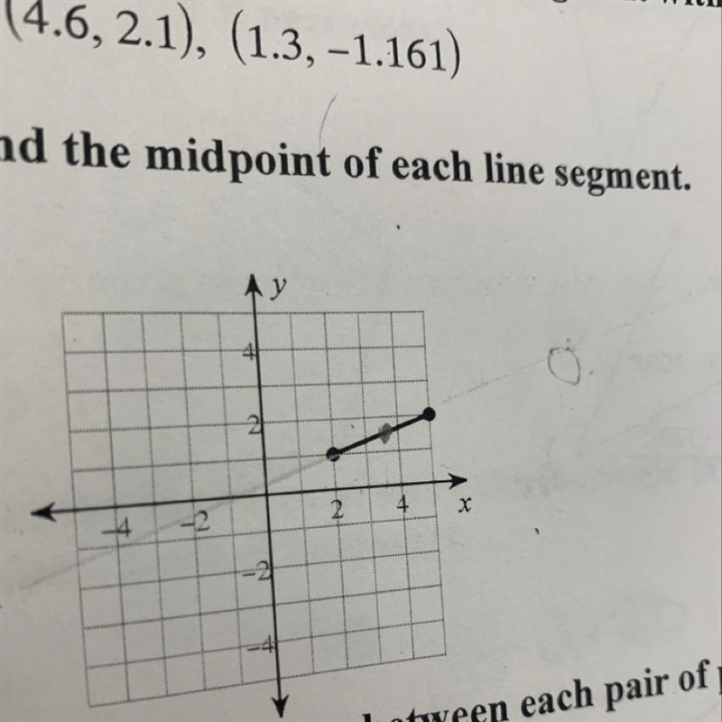 Find the midpoint of each line segment-example-1