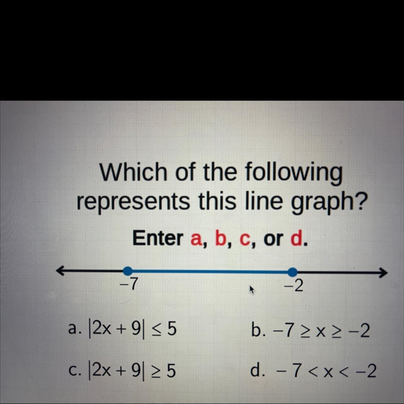 Which of the followingrepresents this line graph? ?Enter a, b, c, or d.-example-1