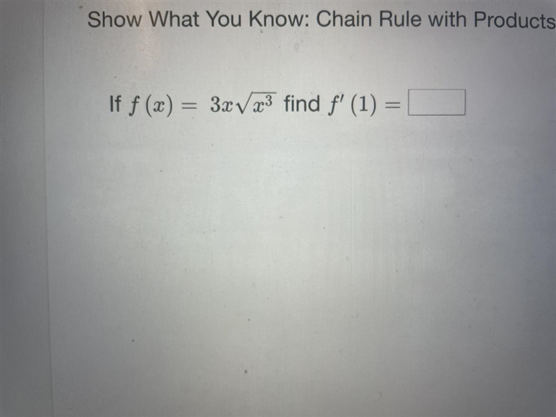 Using chain rule with product or quotient, find the following equation-example-1