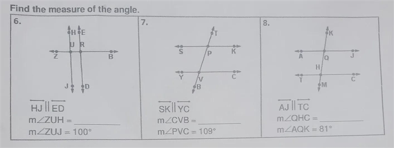 Find the measures of the angles please help I dont understand this-example-1