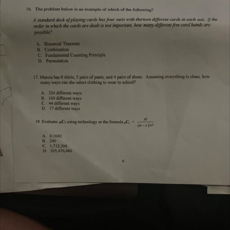 I need to double check an answer for 16 I got answer B-example-1