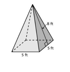 Find the area of the prism. The side lengths of the base are equal.-example-1